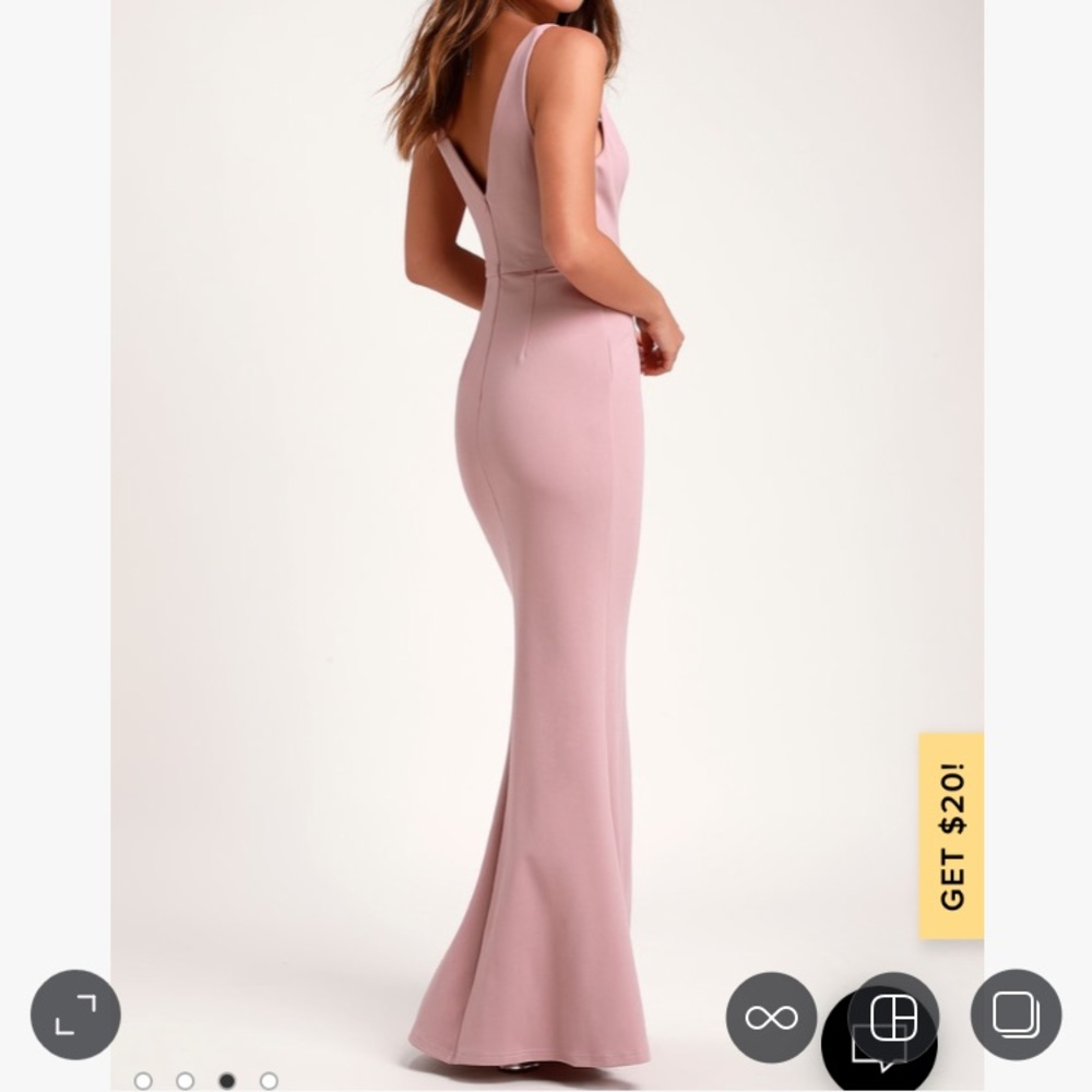 Melora Dusty Rose Sleeveless Maxi Dress